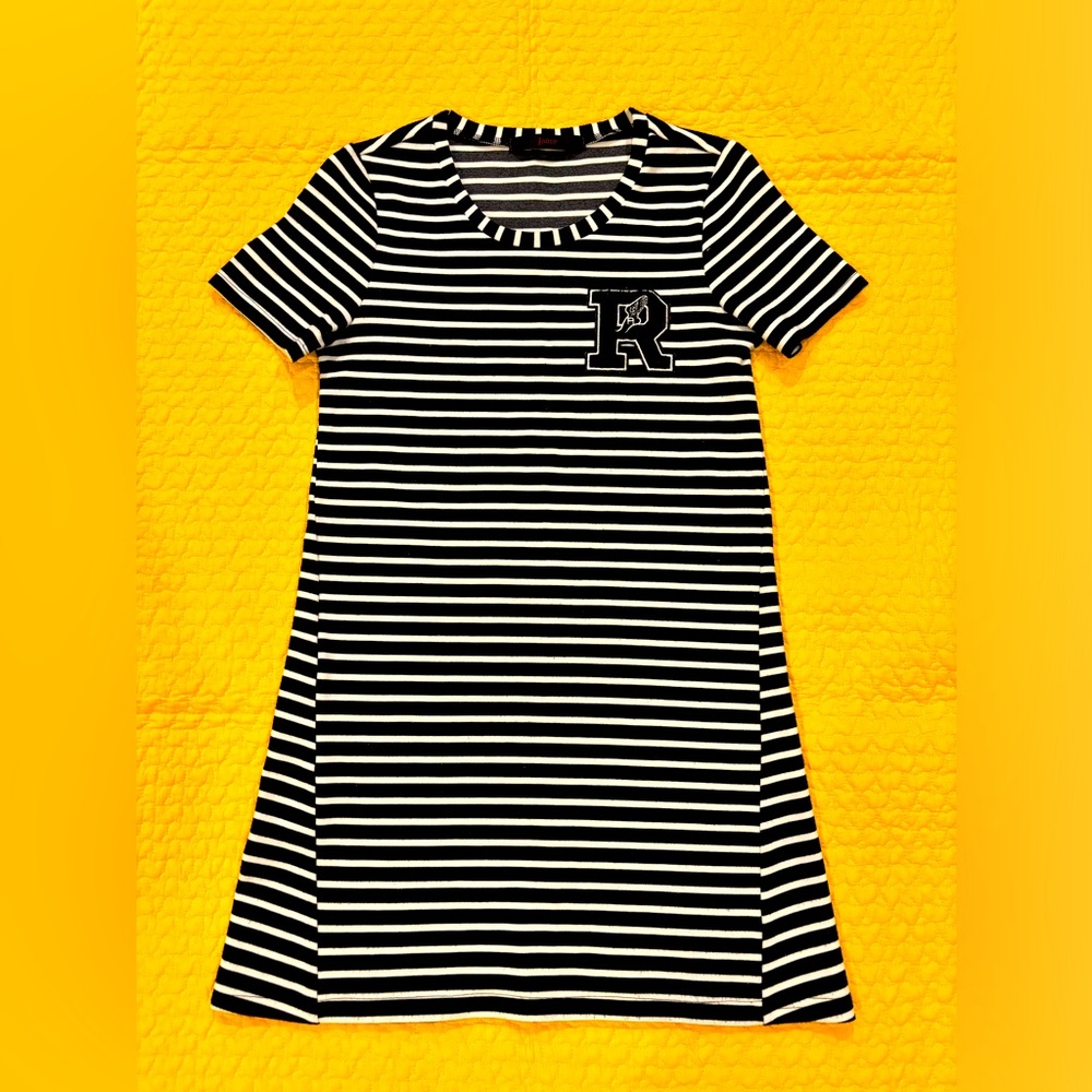 A Soup Striped T-Shirt Dress